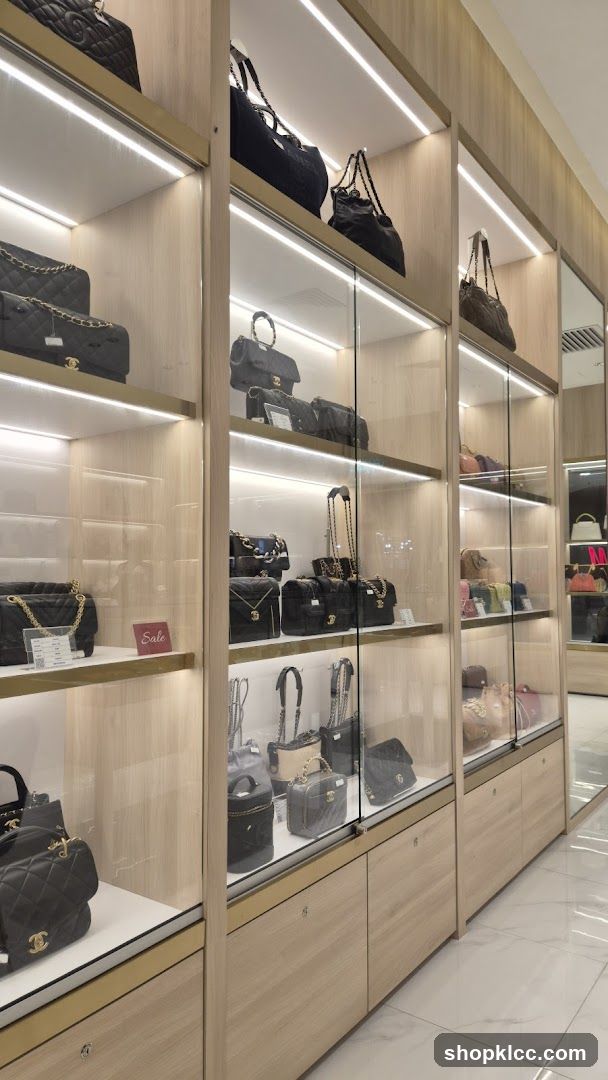 Luxury Handbag Display