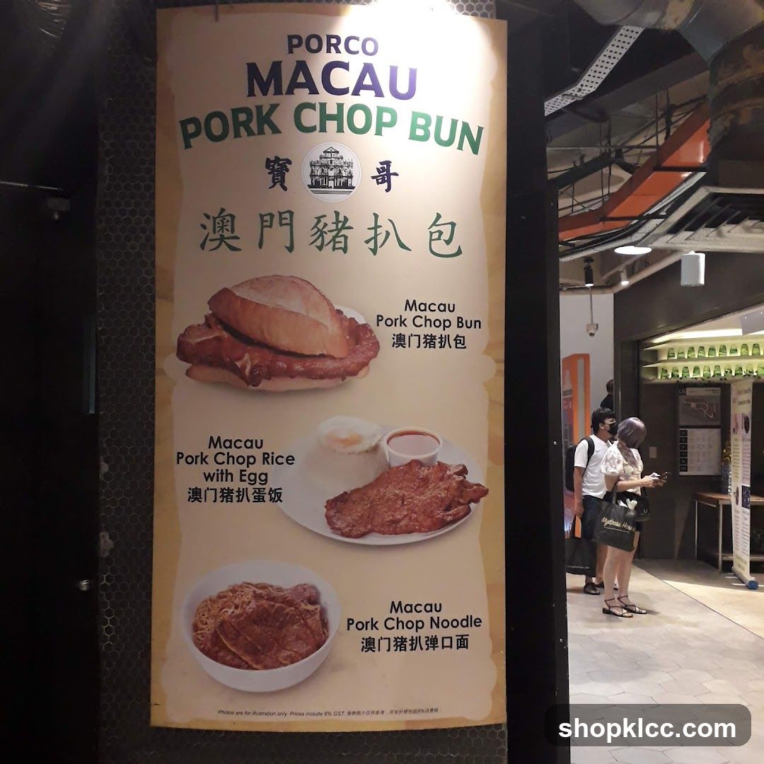 Porco Macau Pork Chop Bun
