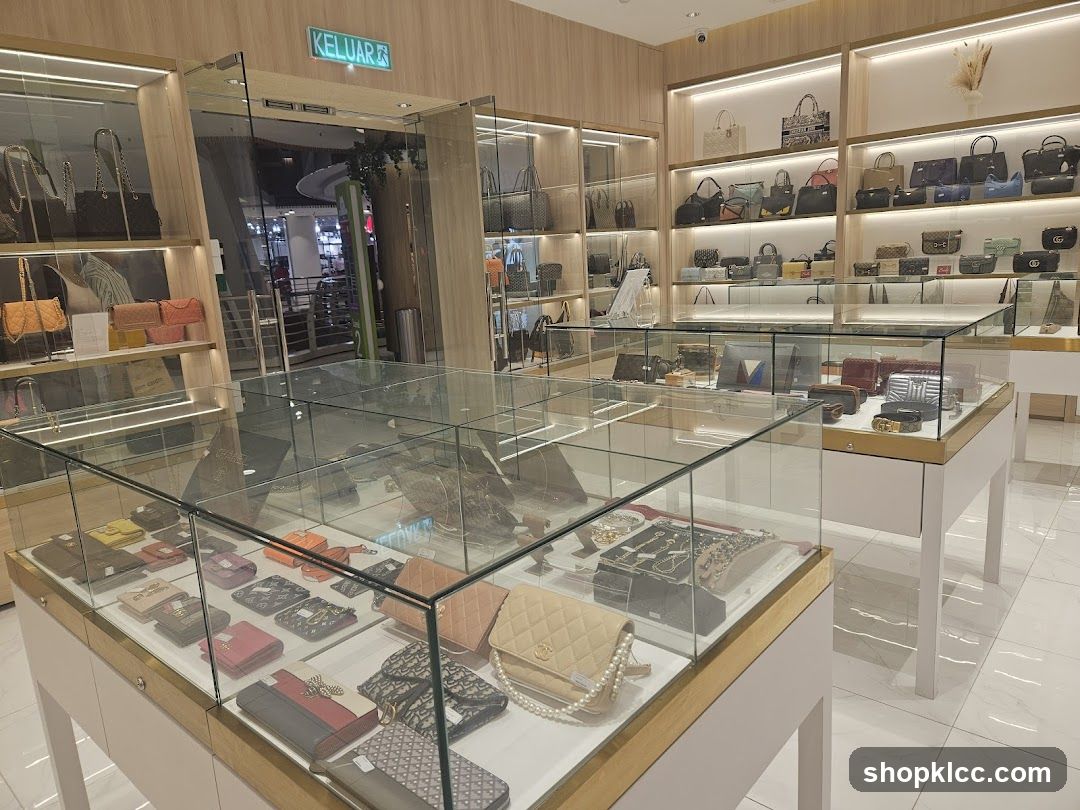 Luxury Handbag Store Interior