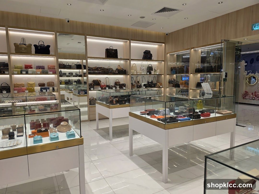 Luxury Handbag and Accessory Store Interior