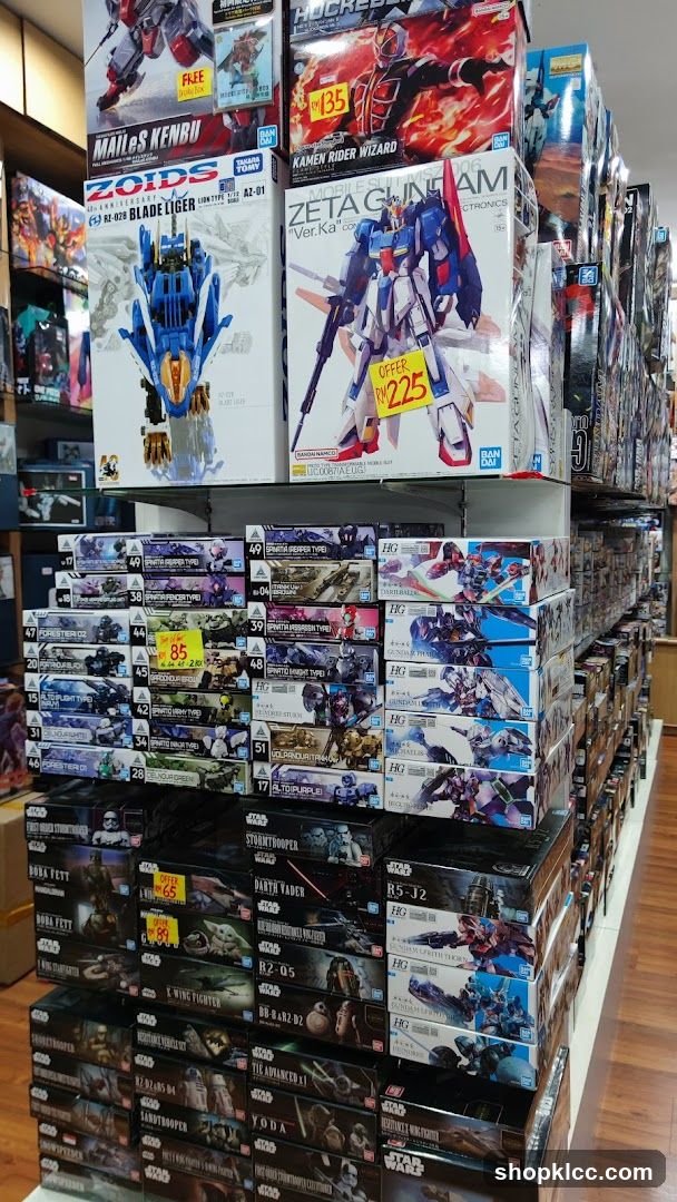 Toys and Models Display