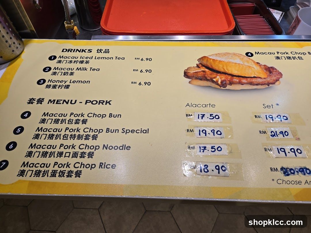 Menu - Pork