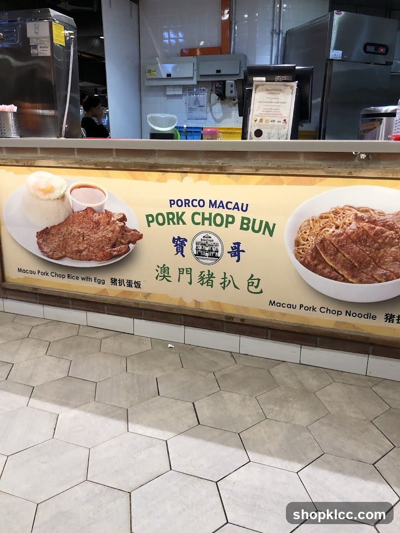 Porco Macau Pork Chop Bun