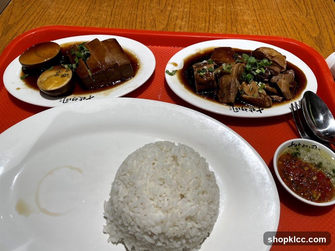 Braised Pork and Rice Meal