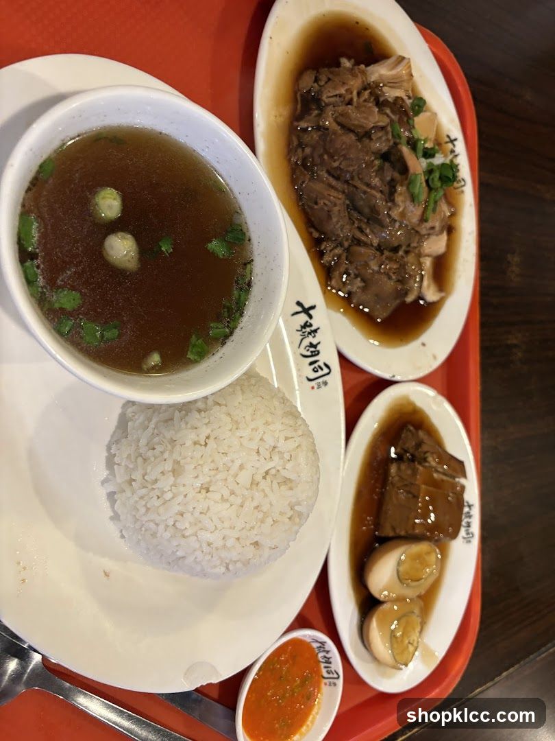 Food Tray with Chinese Cuisine