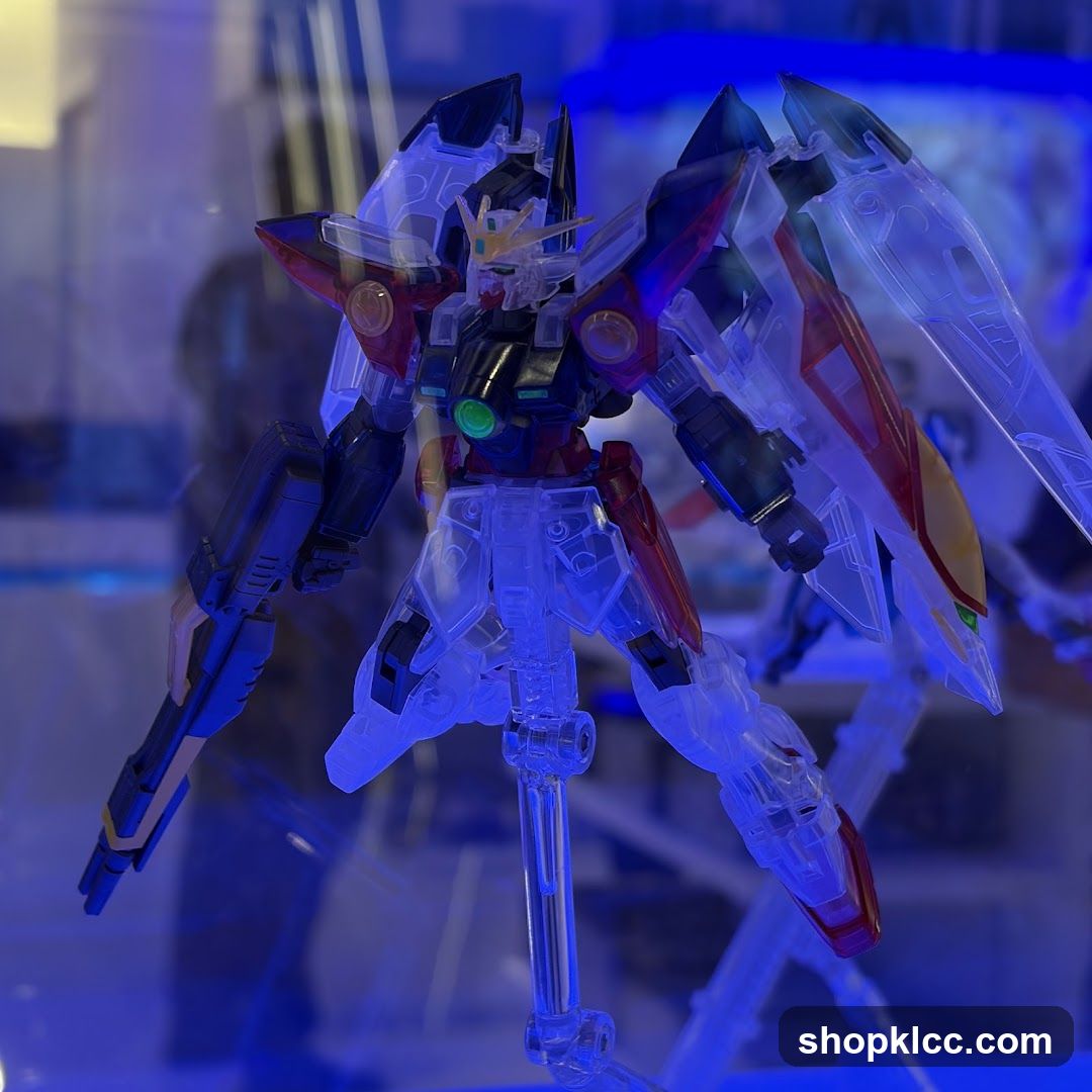Transparent Gundam Model Display