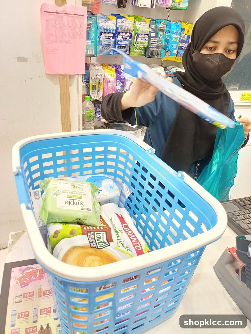 Customer at Checkout