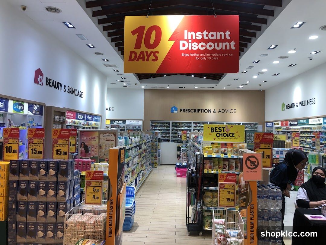 Pharmacy Interior with Discounts
