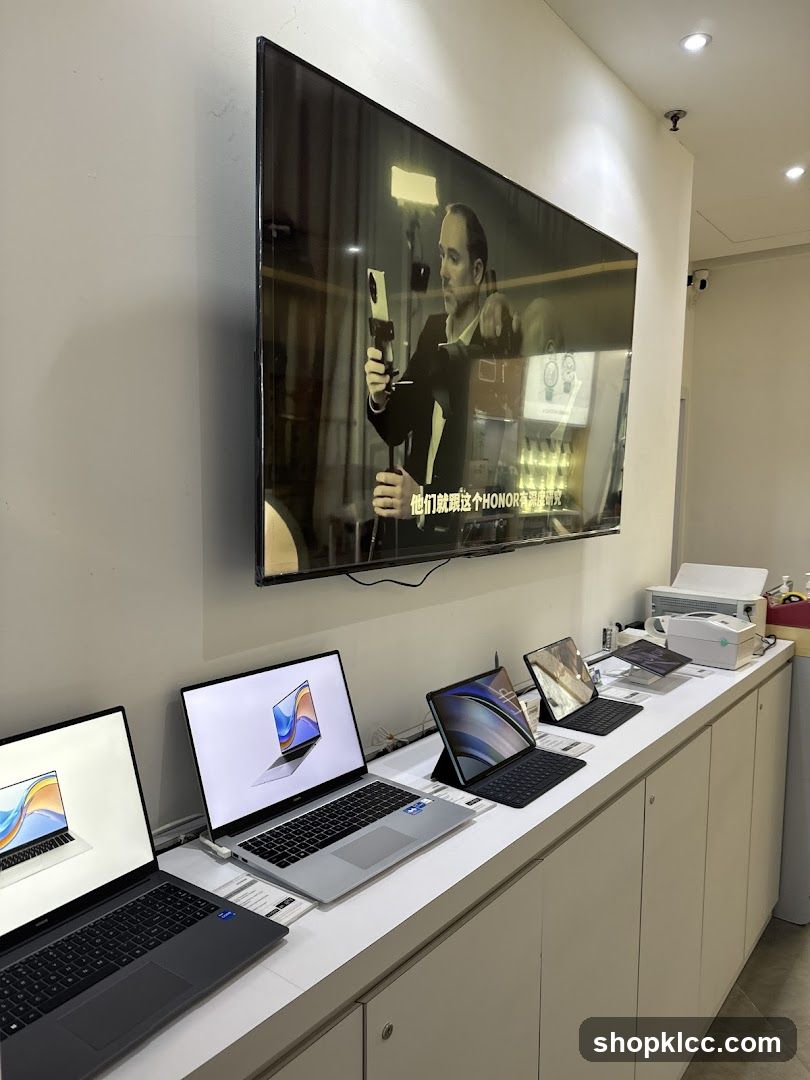 Tech Store Interior Display