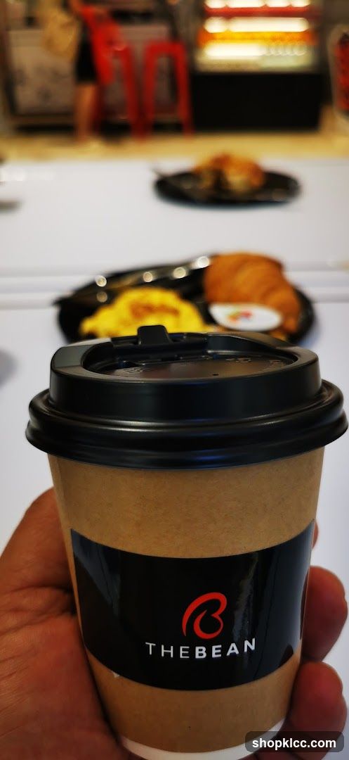 Coffee and Croissant at The Bean