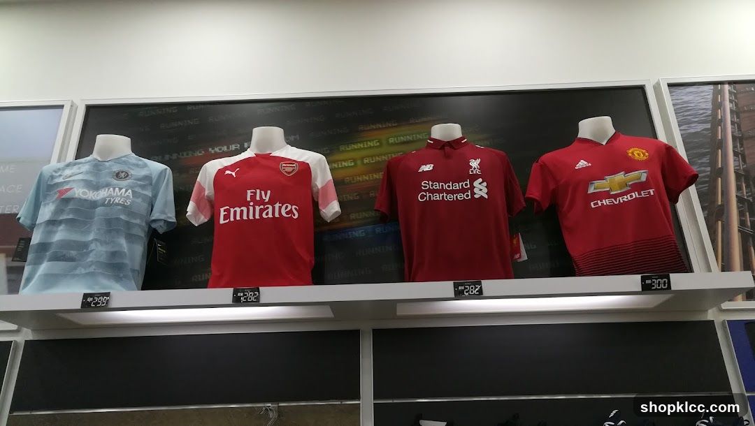 Football Jerseys Display