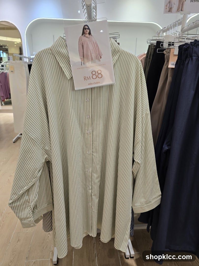 Striped Blouse Display
