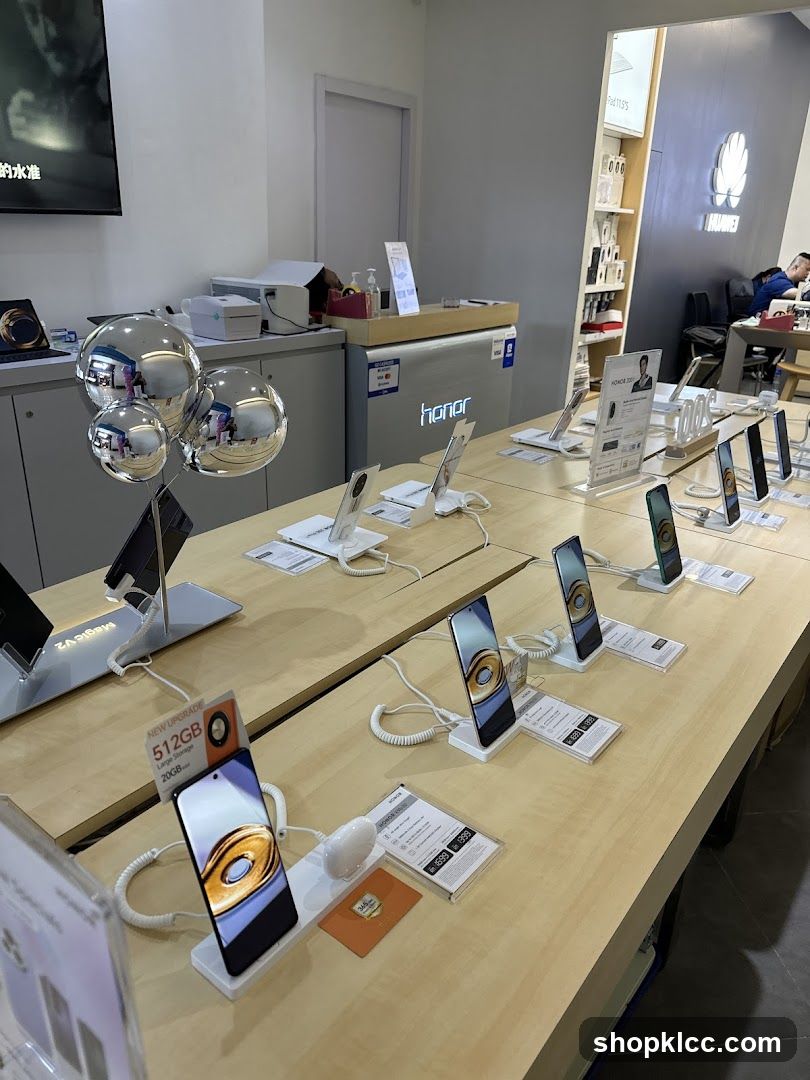 Honor Store Interior Display