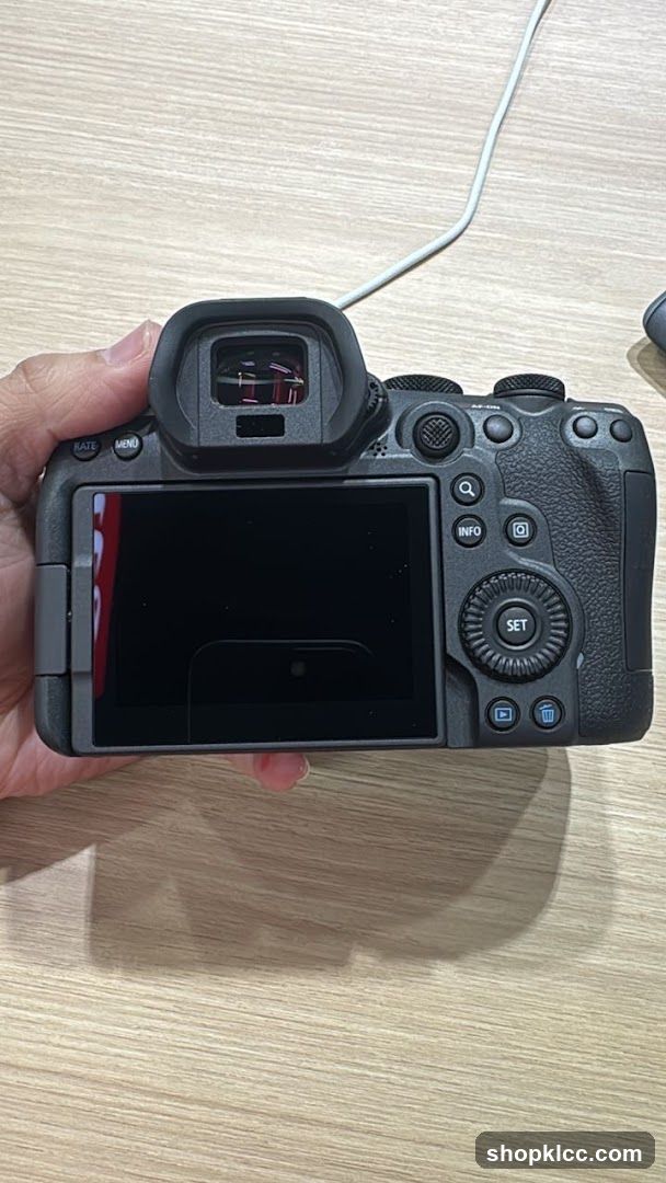 DSLR Camera Back View