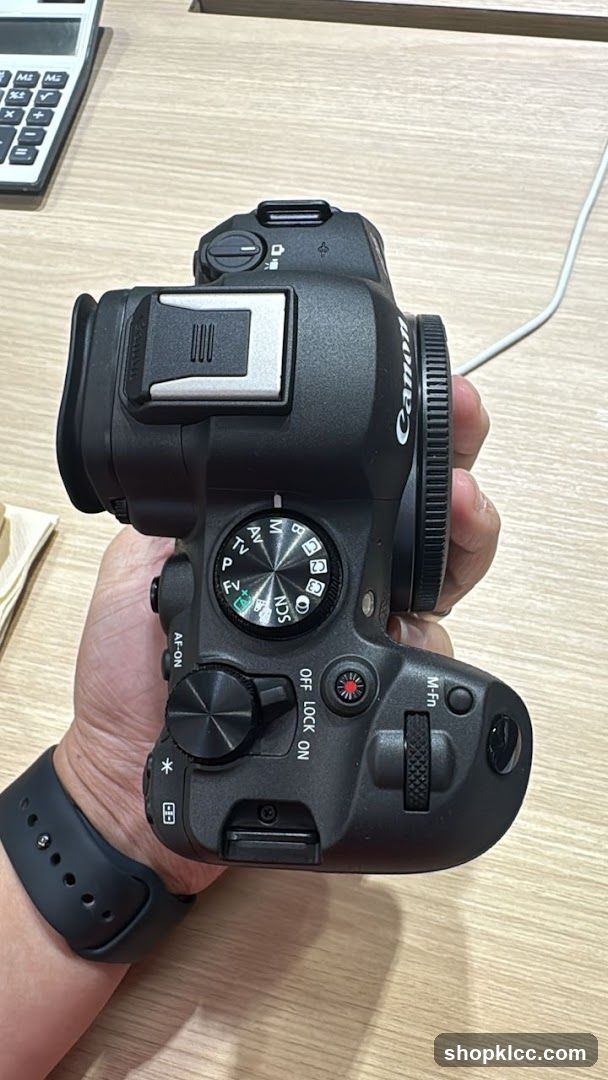 Canon DSLR Camera on Desk