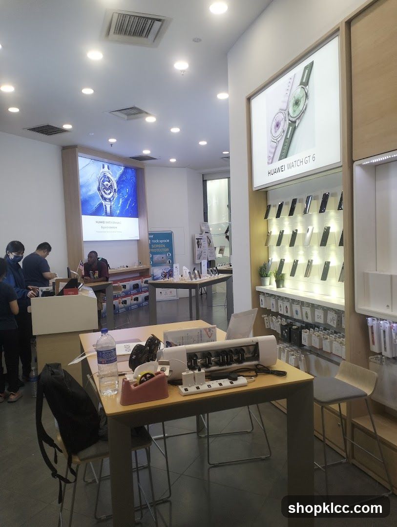 Electronics Store Interior
