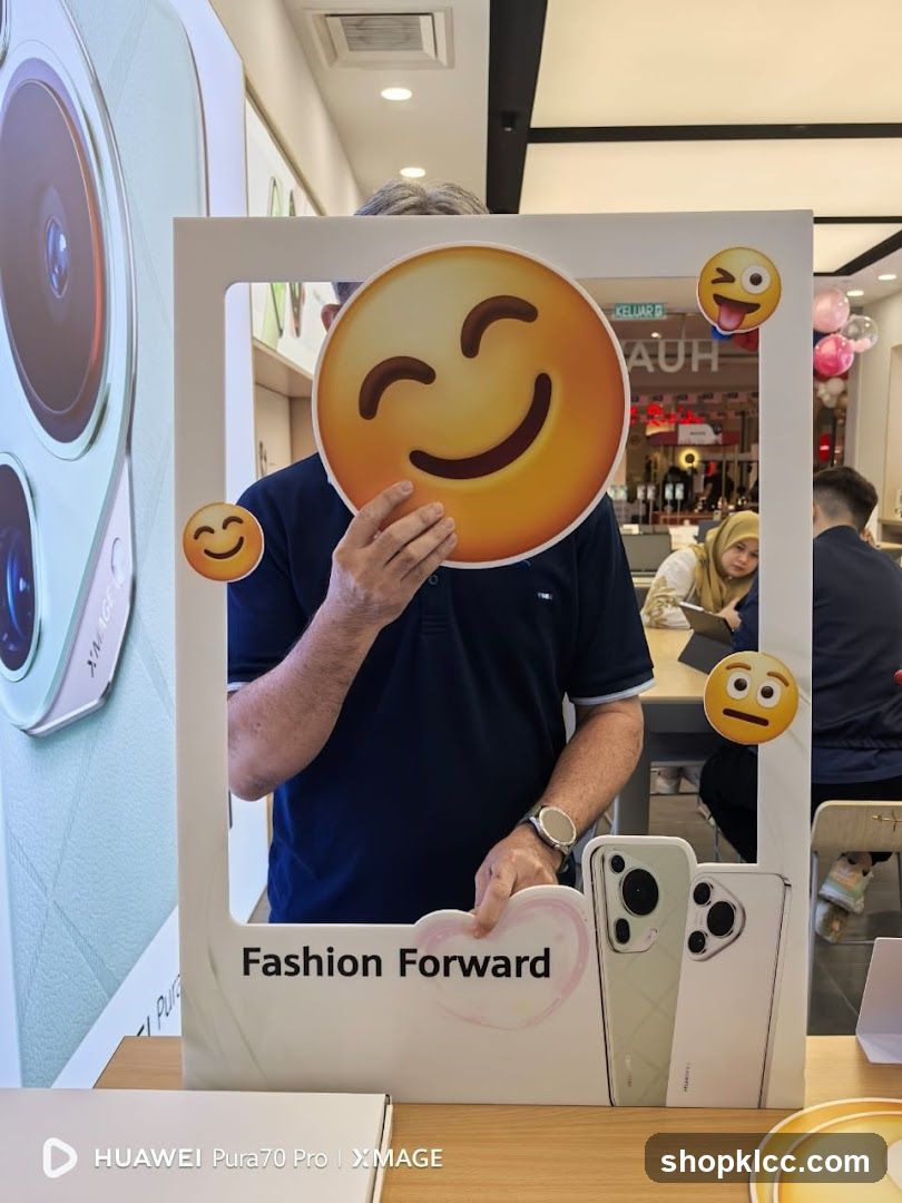 Photo Booth with Emojis and Phones
