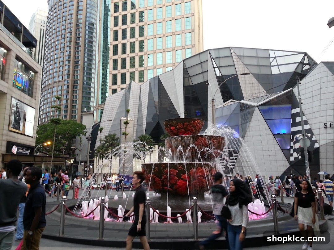 Urban Fountain Scene