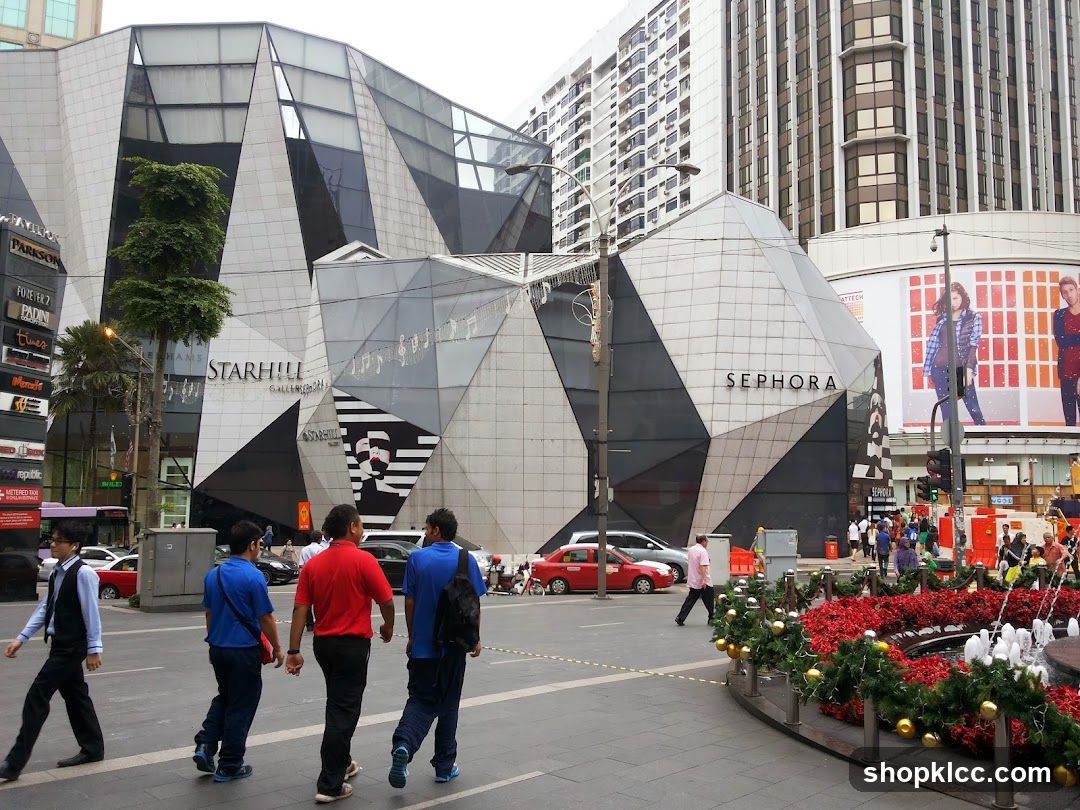 Urban Street Scene with Shopping Malls