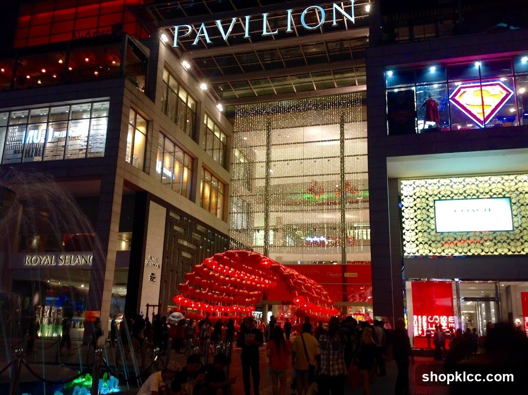 Pavilion Mall Exterior Night View