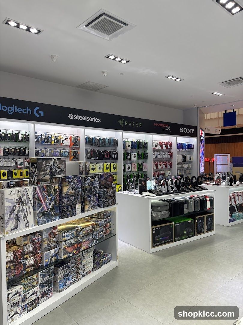 Electronics and Model Store Interior