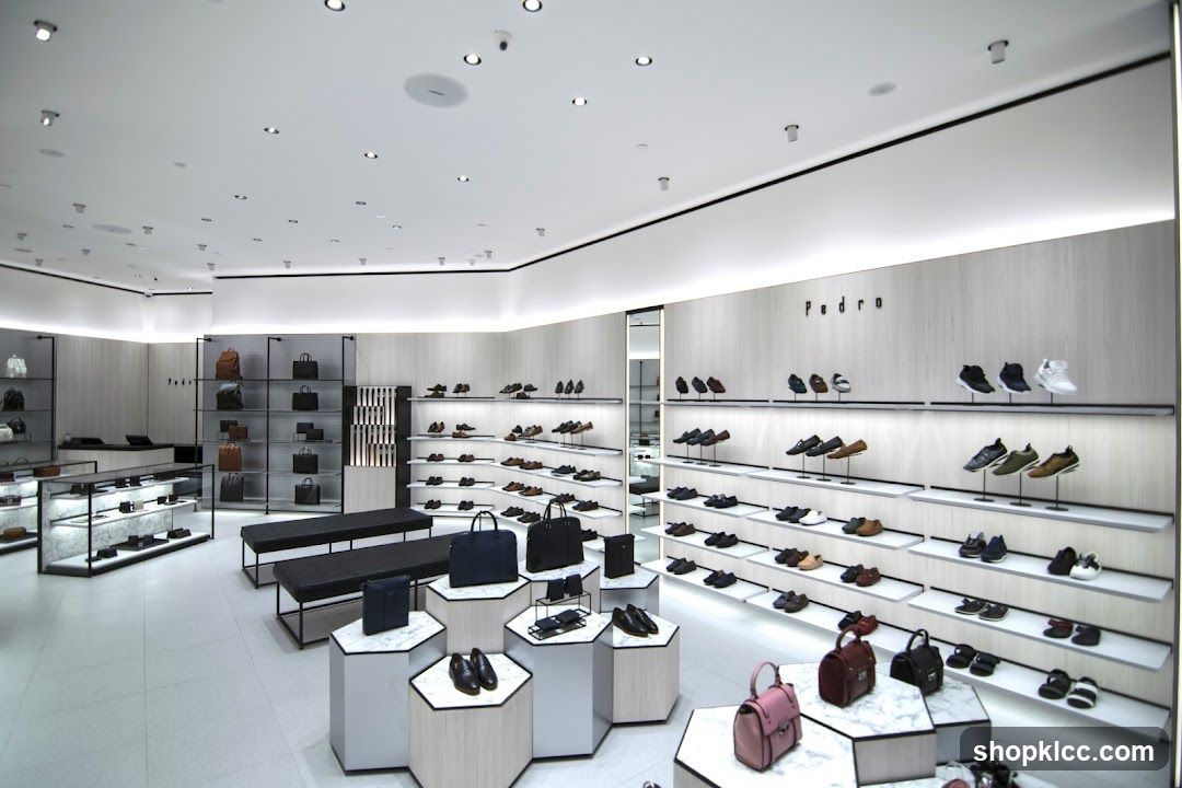Luxury Footwear and Handbag Store Interior