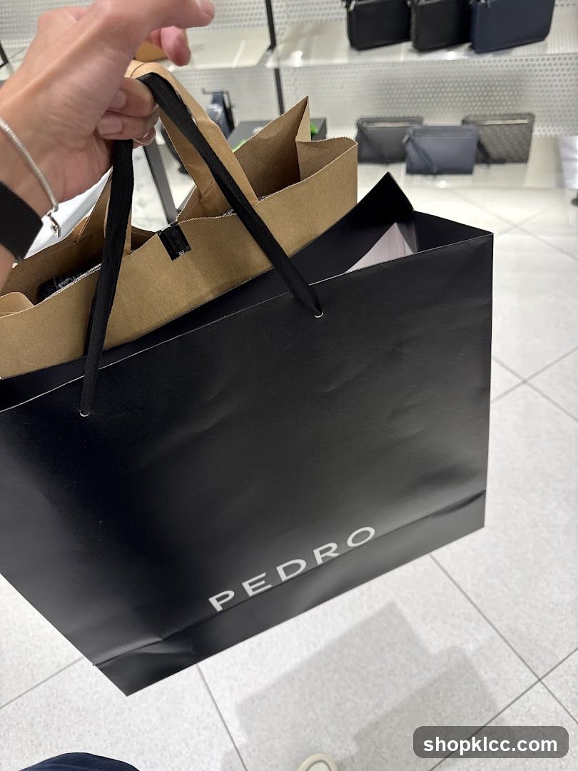 Shopping Bags with Pedro Branding