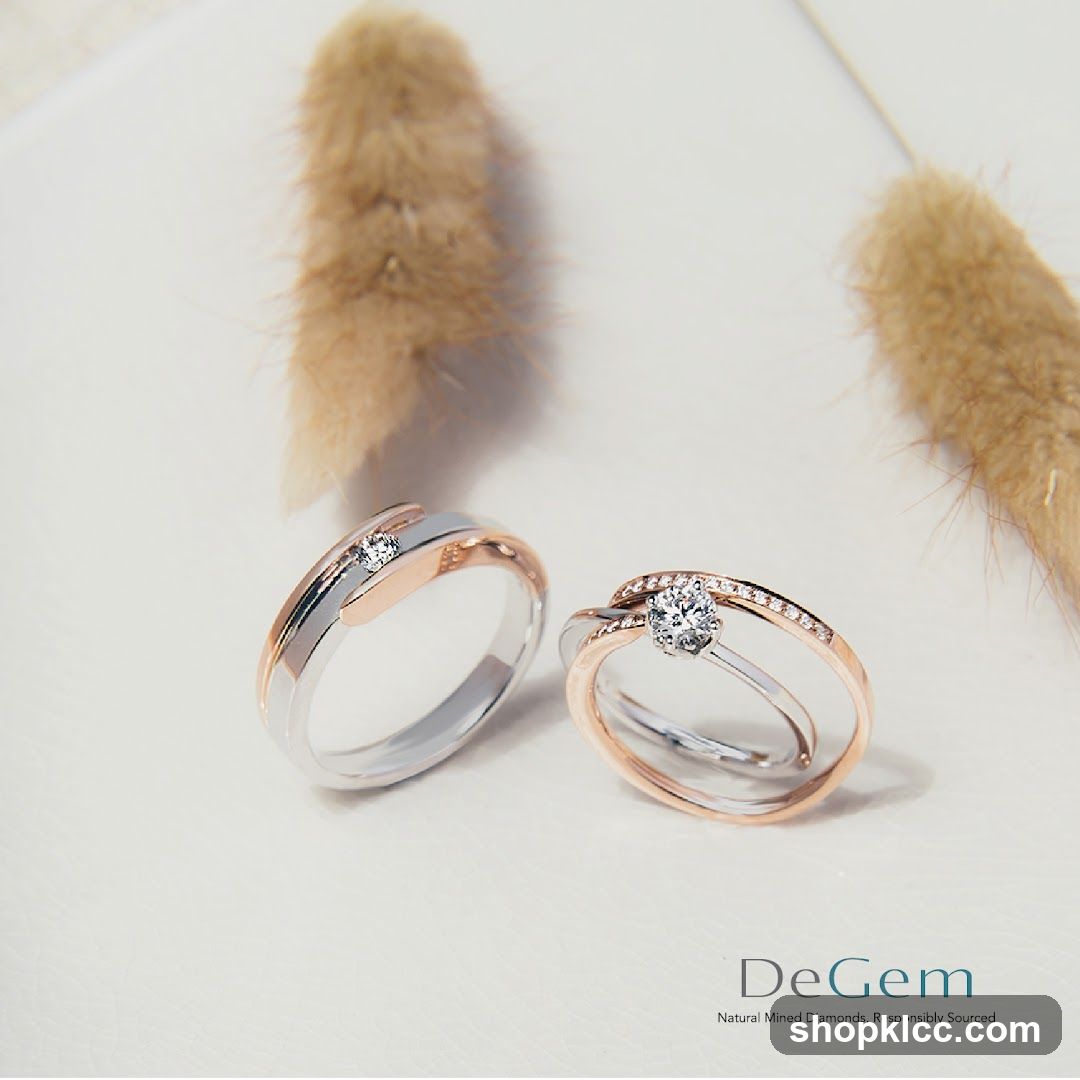 DeGem Rings with Diamonds