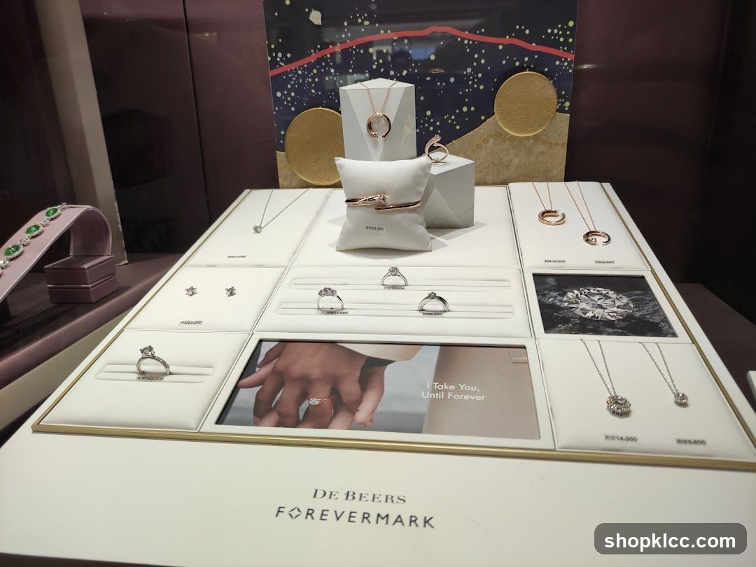 De Beers Forevermark Jewelry Display