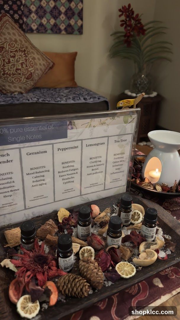 Essential Oils Display