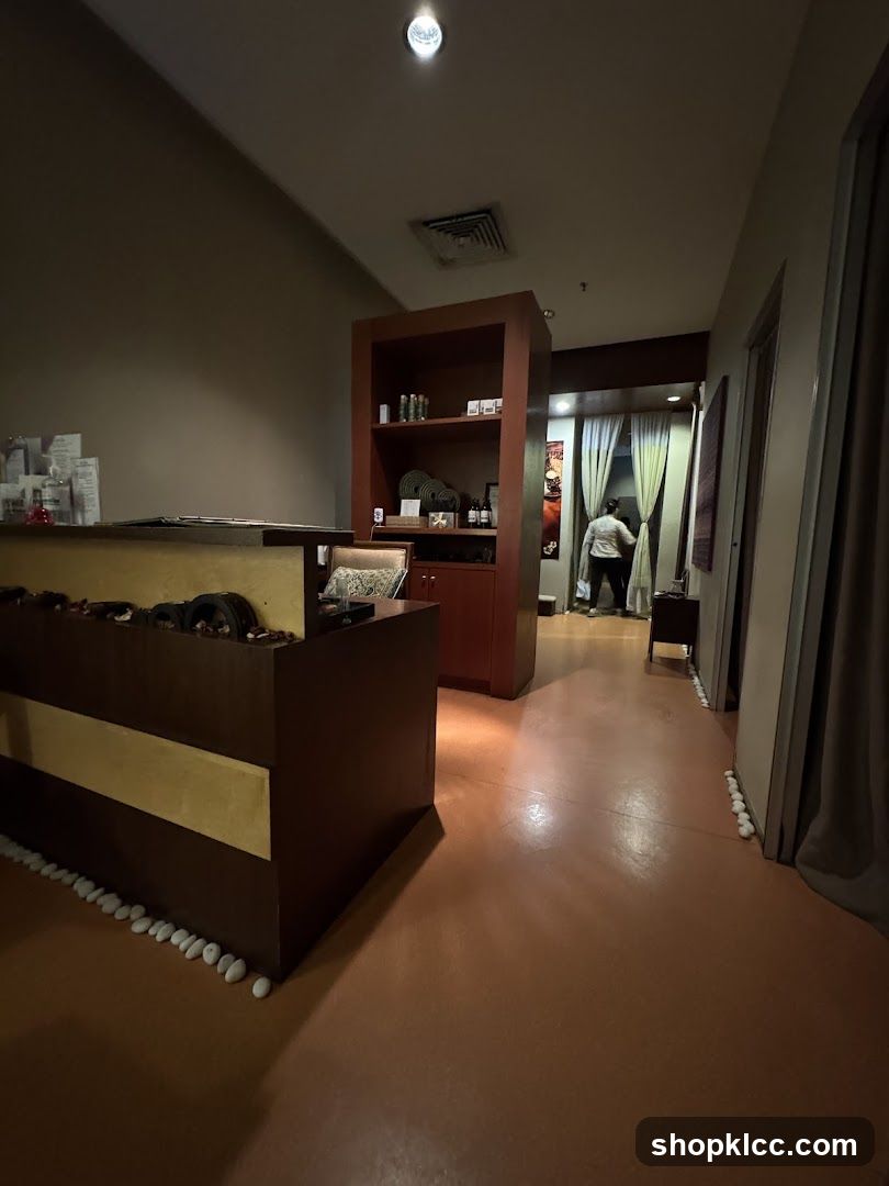 Spa Reception Area