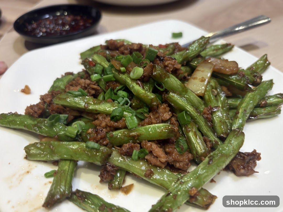 Stir-fried Green Beans with Minced Meat