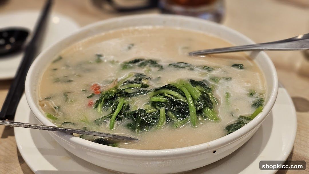 Bowl of Soup with Greens