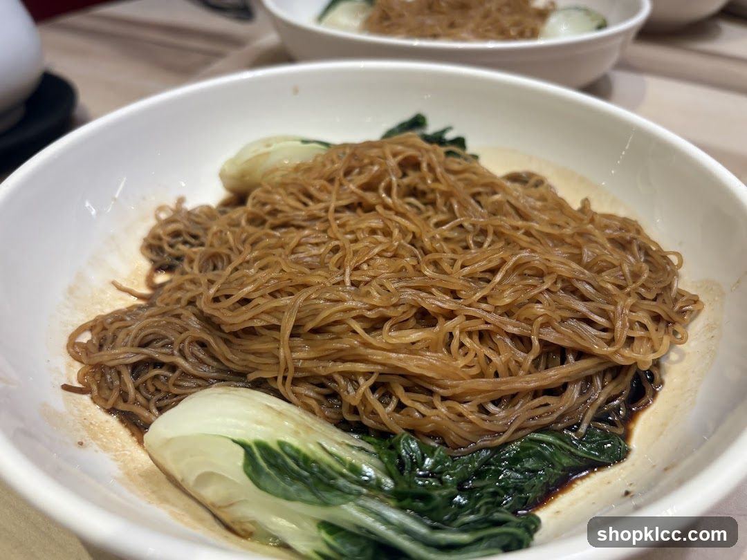 Noodles with Bok Choy