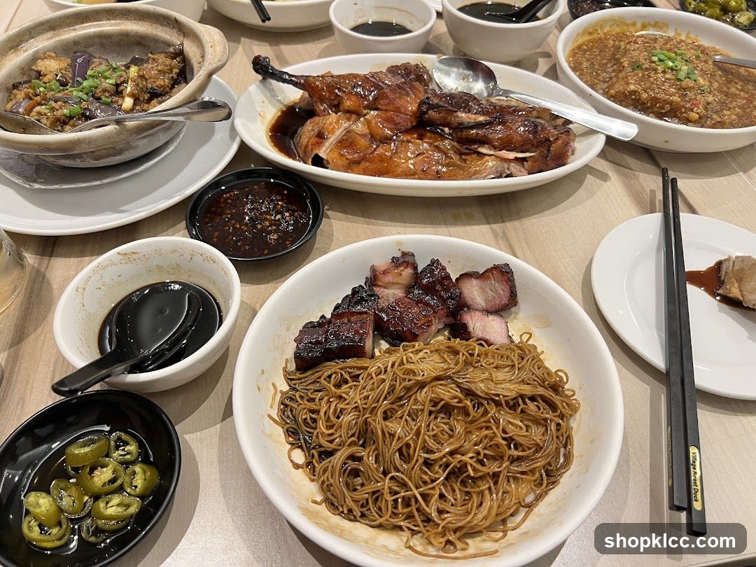 Assortment of Chinese Dishes