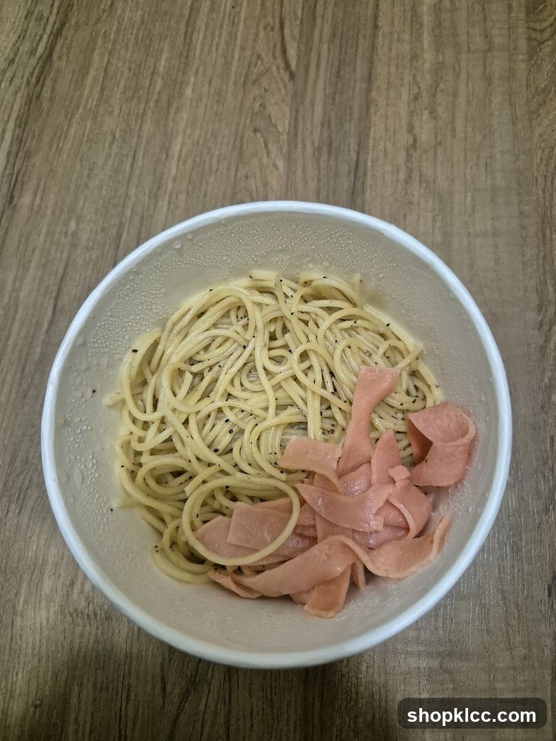 Spaghetti with Ham