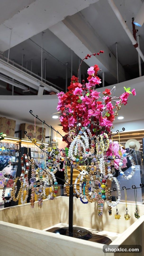 Display of Bracelets and Necklaces