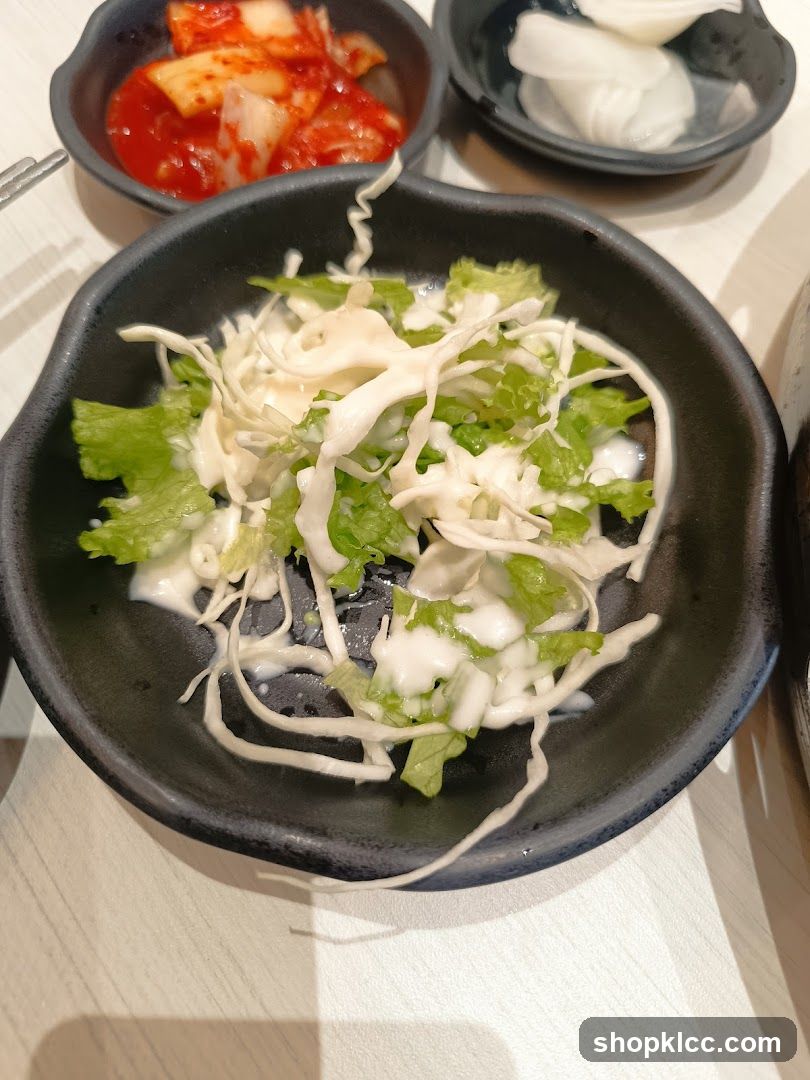 Salad and Kimchi Side Dishes