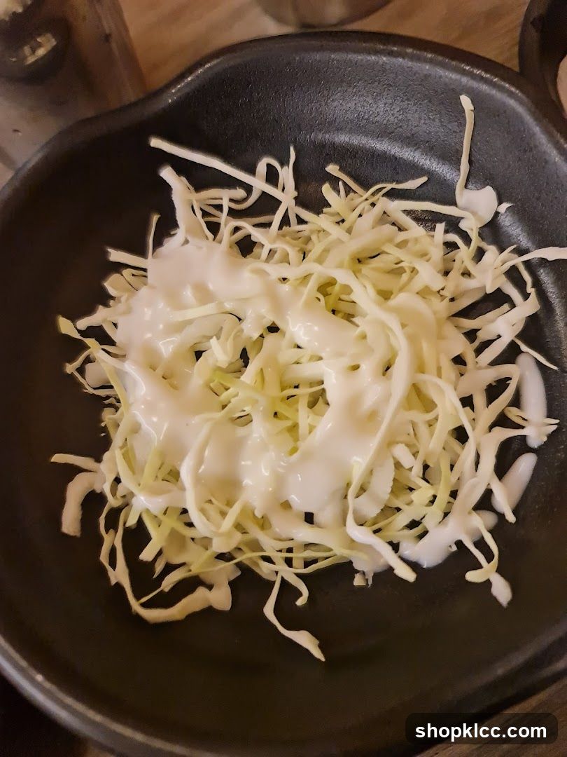 Shredded Cabbage Salad