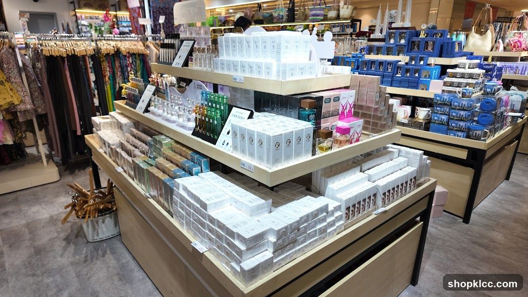 Cosmetics and Souvenir Shop Display