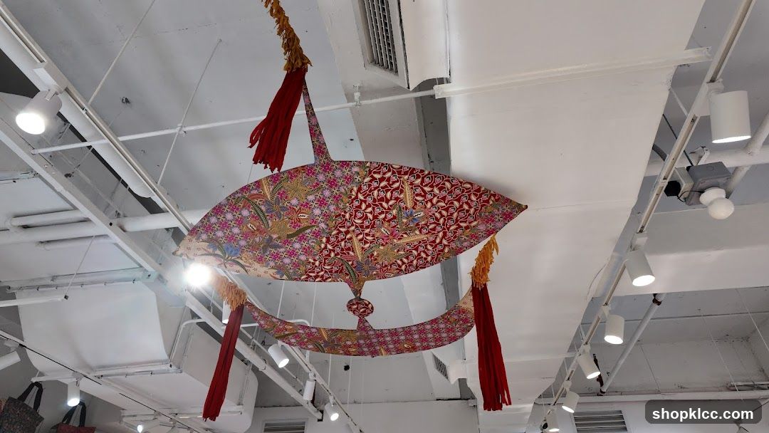 Decorative Kites Hanging from Ceiling
