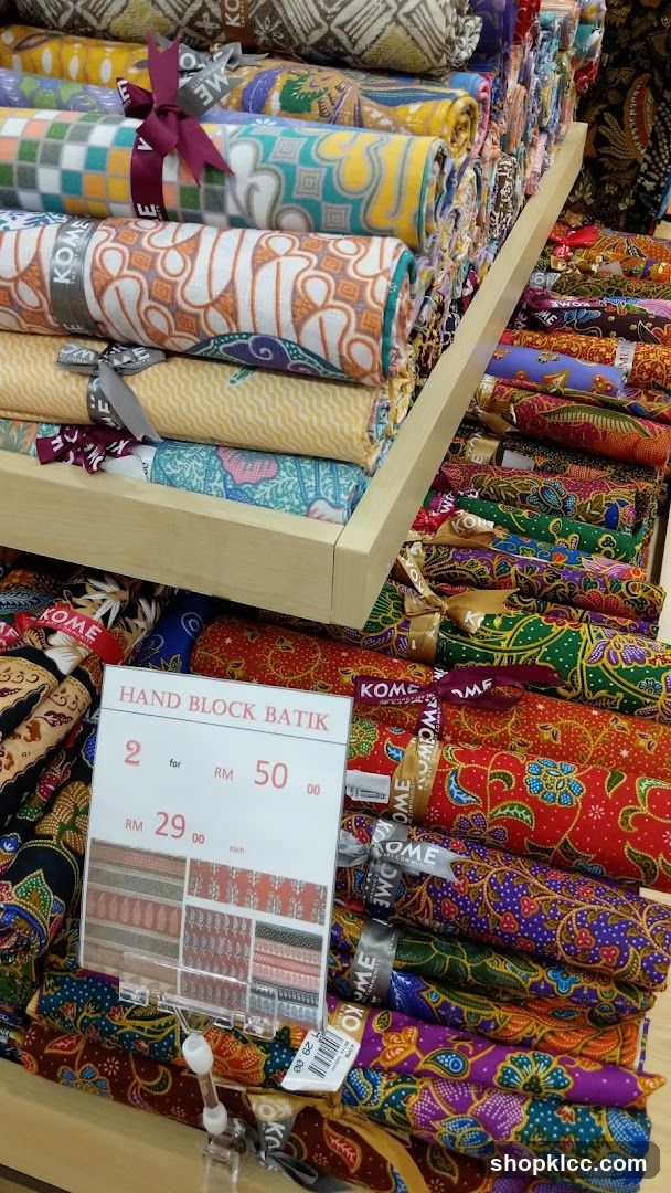 Hand Block Batik Display