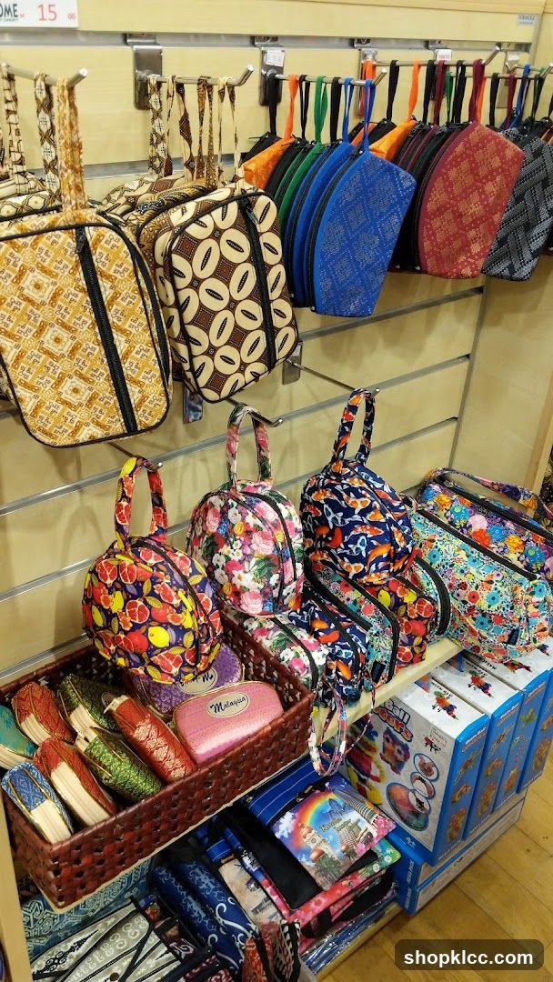Assortment of Bags and Souvenirs