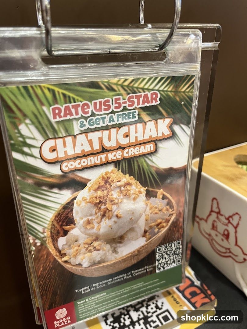 Coconut Ice Cream Promotion