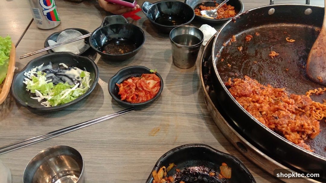 Table with Korean Food