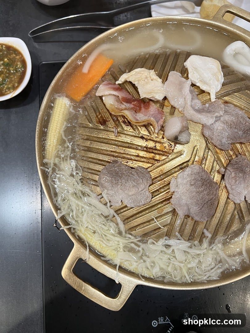 Hot Pot with Meat and Vegetables