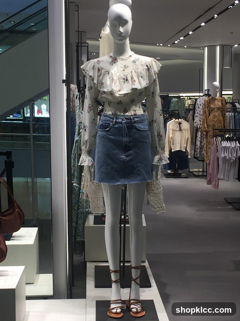 Mannequin in a clothing store