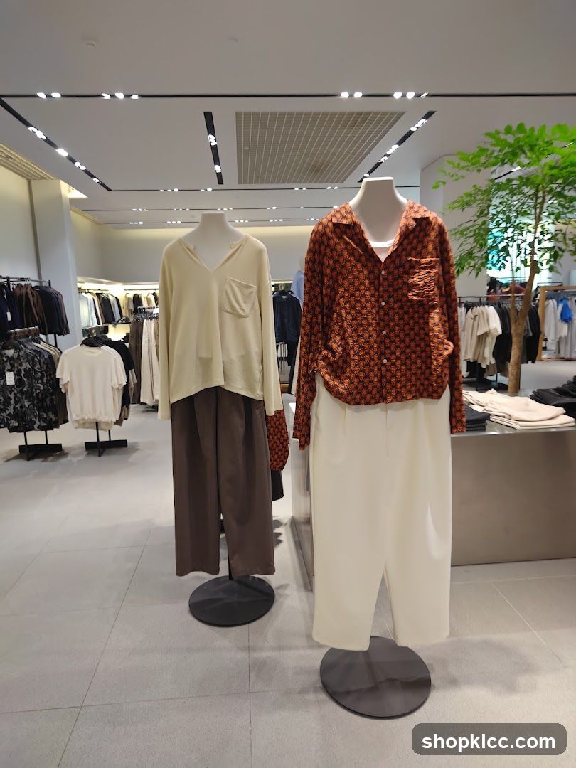 Mannequins in a clothing store