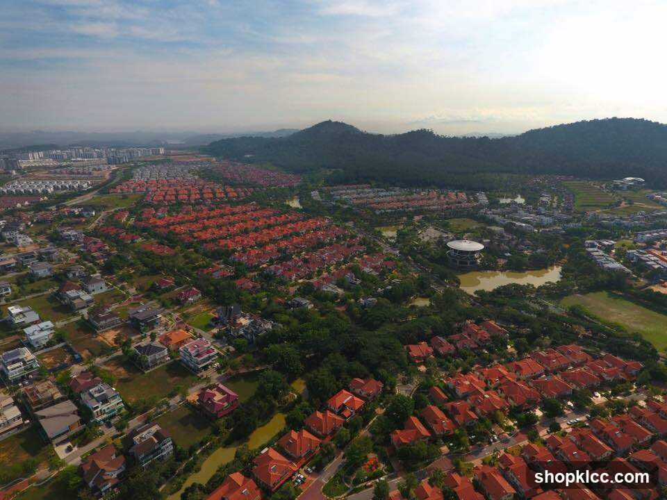 Aerial View of a Suburban Neighborhood