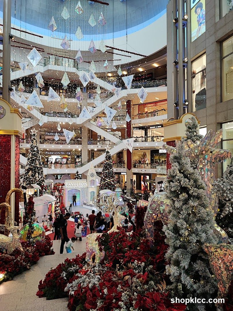 Christmas Decorations in a Shopping Mall